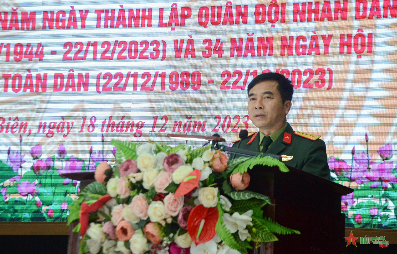 Gặp mặt cán bộ quân đội nghỉ hưu, nghỉ công tác trên địa bàn Điện Biên, Sơn La